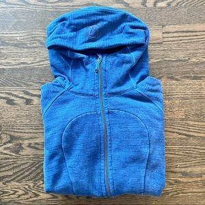 Lululemon Blue Scuba Hoodie Sweatshirt Size 12